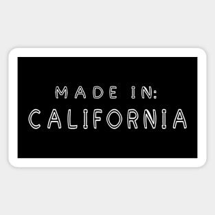 Made in California Sticker